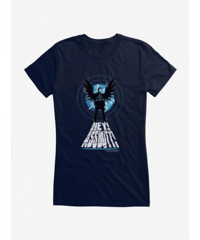 Supernatural Castiel Inspired Girls T-Shirt