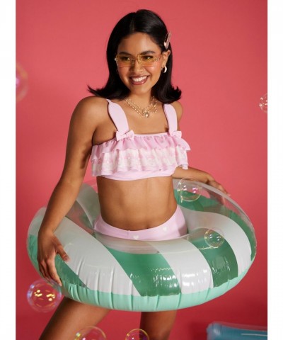 My Melody Pink Ruffle Swim Top for Girls