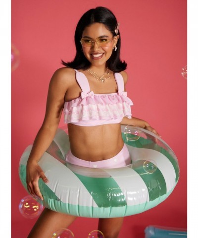 My Melody Pink Ruffle Swim Top for Girls