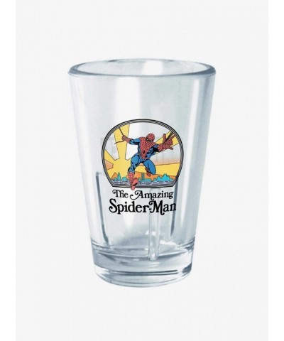 Marvel's Classic 70's Spider-Man Mini Glass - Clear