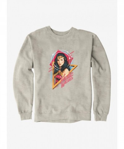 DC Comics Iconic Wonder Woman 1984 Retro Art Men's Sweatshirt