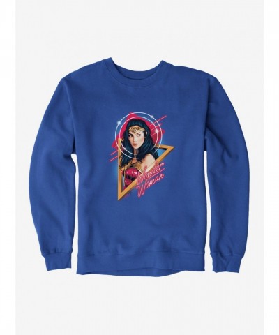 DC Comics Iconic Wonder Woman 1984 Retro Art Men's Sweatshirt