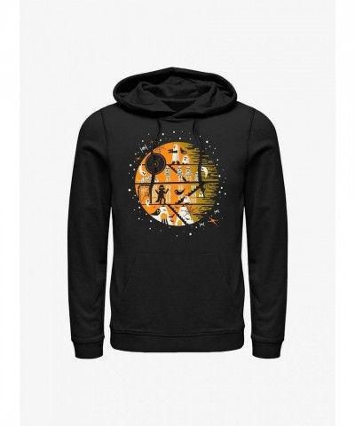 Star Wars Death Star Costume Hoodie - Black for Men