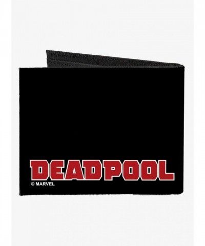 Marvel Men's Deadpool High-Density Canvas Bifold Wallet