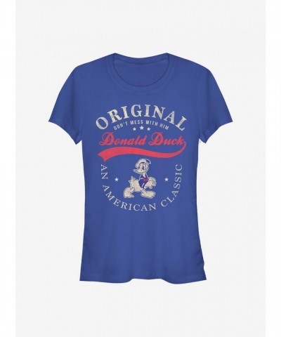 Disney's One And Only Donald Duck Junior Girls T-Shirt - Blue