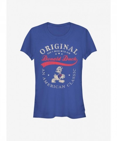 Disney's One And Only Donald Duck Junior Girls T-Shirt - Blue