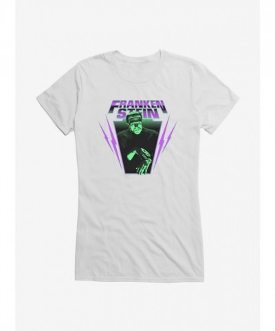 Universal Monsters Frankenstein Electric Graphic Tee for Girls