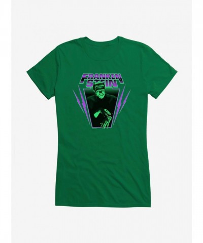 Universal Monsters Frankenstein Electric Graphic Tee for Girls