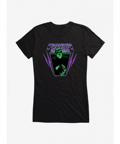 Universal Monsters Frankenstein Electric Graphic Tee for Girls