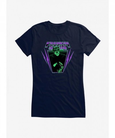 Universal Monsters Frankenstein Electric Graphic Tee for Girls