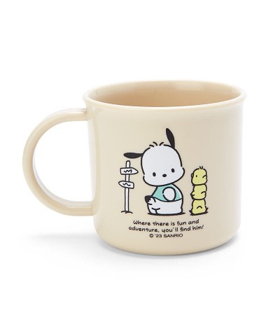 Pochacco Adventure Series Shatter-Proof Plastic Mug