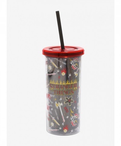 Stranger Things Inspired Hellfire Club Acrylic Tumbler for Thirsty Adventurers
