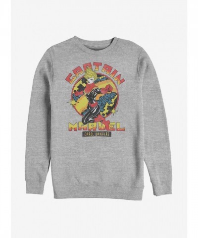 Captain Marvel Avengers Grey Sweatshirt for Men