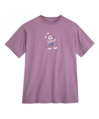 Mickey Mouse Authentic Street Style T-Shirt for Adults – Plum