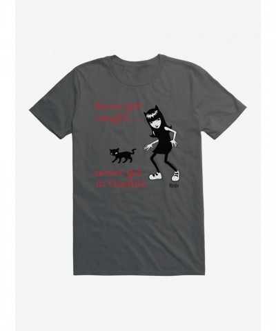 Emily Strange Unique Design Grey T-Shirt for Men