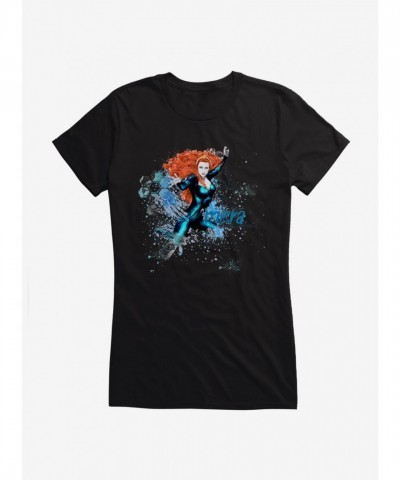 Aquaman Mera Action Pose Junior T-Shirt