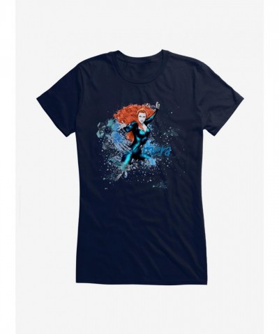 Aquaman Mera Action Pose Junior T-Shirt