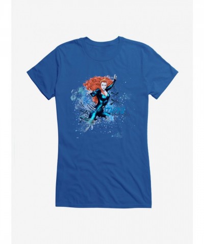 Aquaman Mera Action Pose Junior T-Shirt
