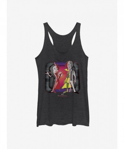 Marvel WandaVision Graphic Tee for Girls - Black