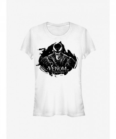 Marvel Venom Graphic Tee for Girls - White