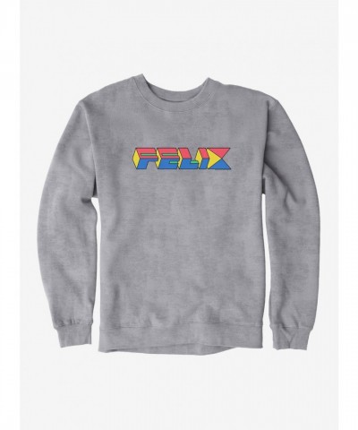 Felix The Cat Vintage 90s Cube Graphic Sweatshirt for Men