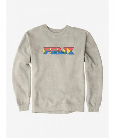 Felix The Cat Vintage 90s Cube Graphic Sweatshirt for Men