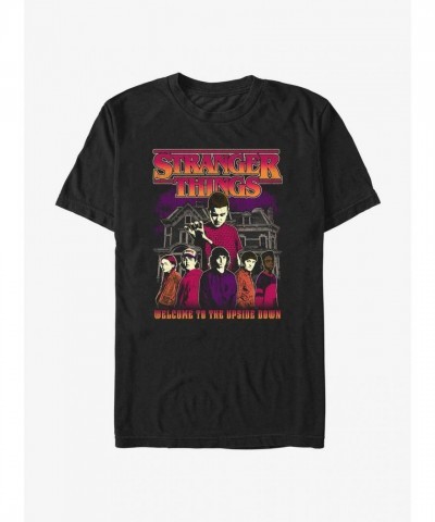 Stranger Things Inspired Upside Down Crewneck - Black for Men