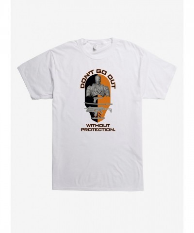 DC Comics Men's Cotton Arrow Deathstroke White T-Shirt