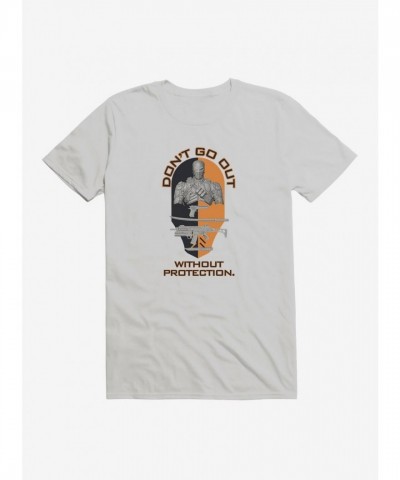 DC Comics Men's Cotton Arrow Deathstroke White T-Shirt