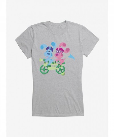 Blue's Clues Magenta and Blue Cartoon Tee for Girls