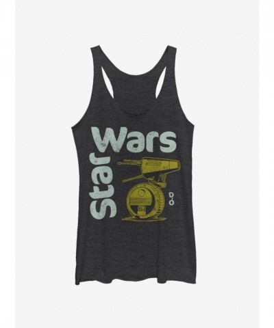 Star Wars Rise of Skywalker Junior Girls Tank Top - Black