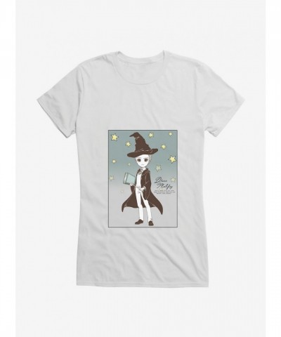 Stylized Draco Malfoy Graphic Tee for Girls