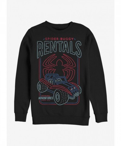 Marvel Spidey-Buggy Rentals Men's Black Sweatshirt
