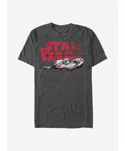 Star Wars Accompany T-Shirt for Men - Grey Fabric Blend