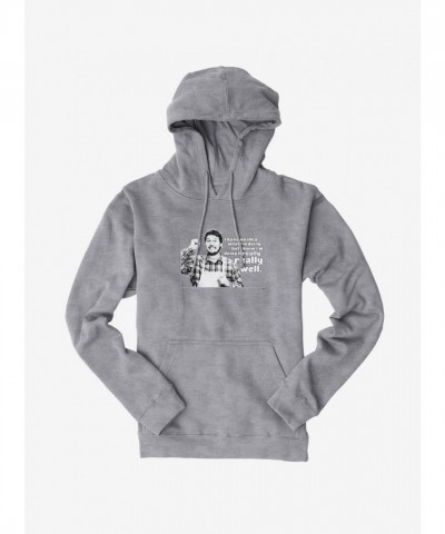Parks And Rec Andy Doing Well Unisex Cotton Hoodie