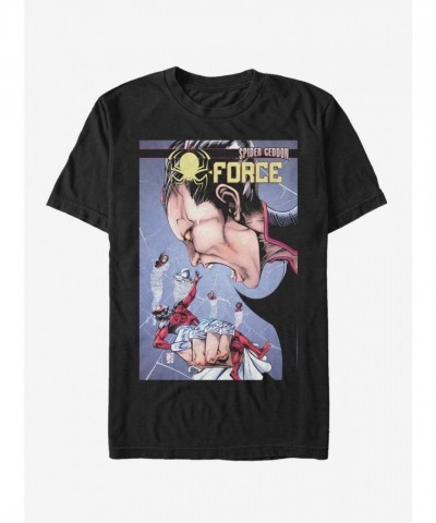 Marvel Black Spider-Man Force T-Shirt for Men