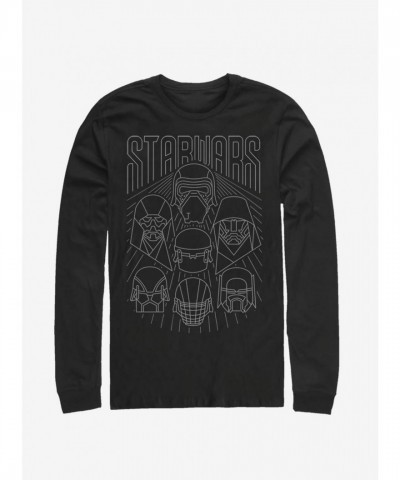 Star Wars The Rise of Skywalker Long Sleeve Men's T-Shirt - Black