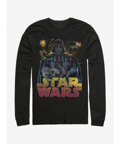 Star Wars Long-Sleeve Tee: Ancient Threat - Men's Black