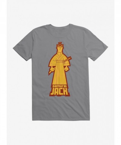 Samurai Jack Flame Silhouette Tee for Men and Unisex