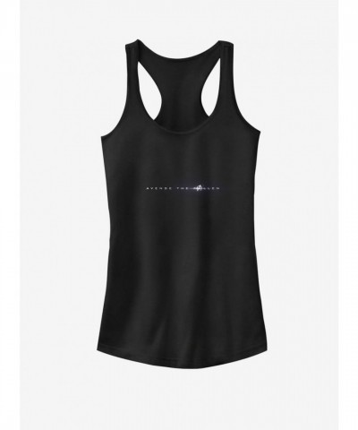 Marvel Avengers Endgame Girls Cotton Tank Top - Black