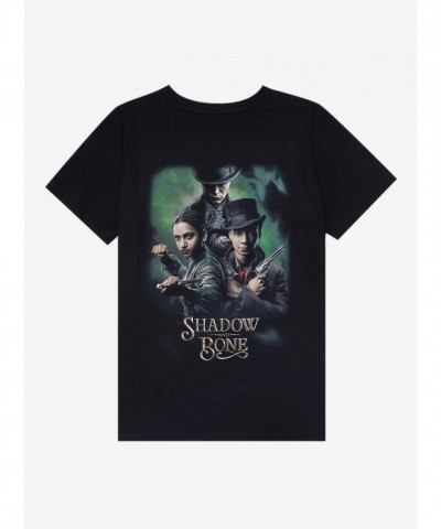 Shadow and Bone Crows Trio Comfortable Boyfriend Tee for Girls
