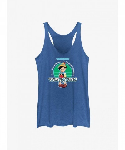 Disney Junior Pinocchio String-Free T-Shirt - Blue Junior Size