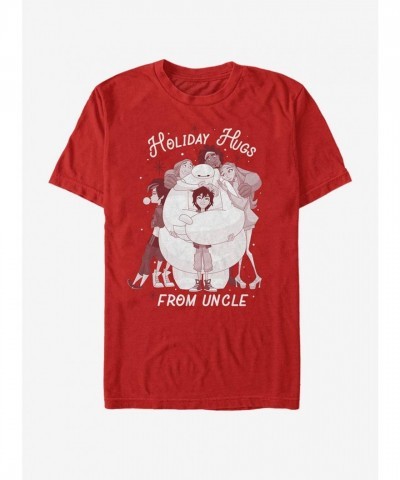 Disney Pixar Big Hero 6 Red Uncle Hug T-Shirt for Men