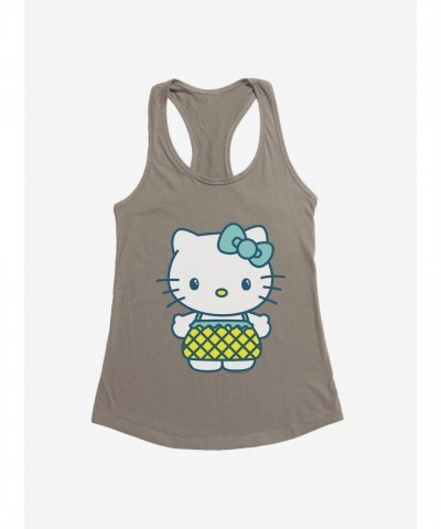 Hello Kitty Vacation Ensemble Pineapple Print Girls Tank Top