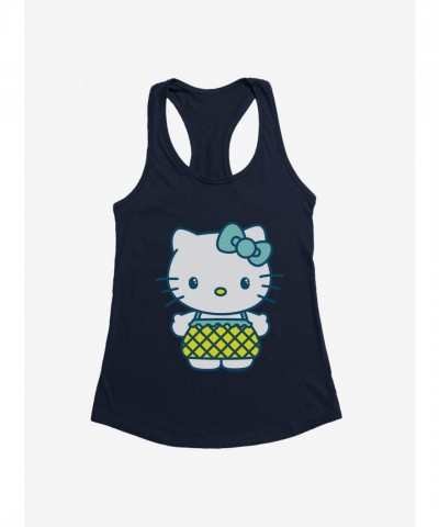 Hello Kitty Vacation Ensemble Pineapple Print Girls Tank Top