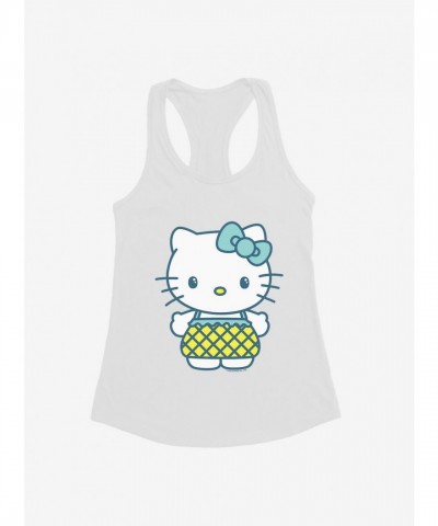 Hello Kitty Vacation Ensemble Pineapple Print Girls Tank Top