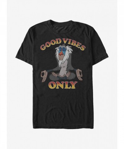 Disney The Lion King Good Vibes T-Shirt - Men's Black