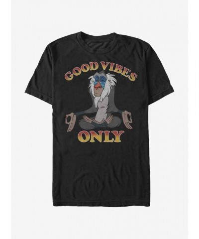 Disney The Lion King Good Vibes T-Shirt - Men's Black