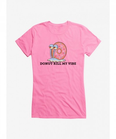 SpongeBob SquarePants Gary Donut Trendy Girls T-Shirt