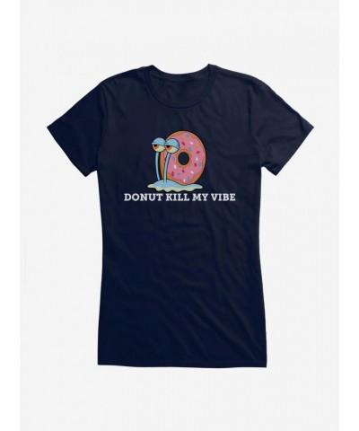 SpongeBob SquarePants Gary Donut Trendy Girls T-Shirt